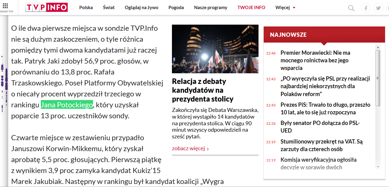 Debata J.Z Potockiego